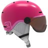 Шлем Salomon Grom Visor Glossy pink (2017) - Шлем Salomon Grom Visor Glossy pink (2017)