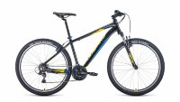 Велосипед Forward Apache 27.5 1.2 S черный/желтый Рама: 15" (2021)
