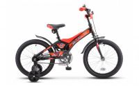Велосипед Stels 18" Jet Z010 черно-оранжевый (2021)