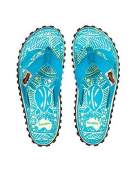 Шлепки женские Gumbies Flip-Flops TURQUOISE SIGNATURE (G/IS/TPAT) (2020)