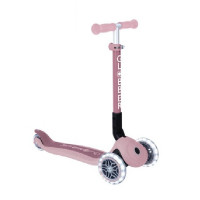 Трехколесный самокат Globber Junior Foldable Lights EcoLogic ягодный
