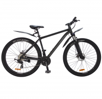 Велосипед Nameless J9600D 29" черный матовый/серебристый рама: 19" (2026)