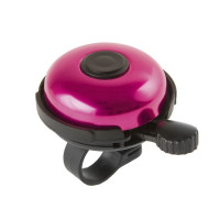 Звонок M-Wave Bella Trill 5-420158, D=53 мм, алюминий/пластик, черный/розовый