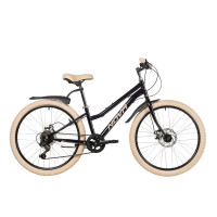 Велосипед Novatrack Jenny 6.D 24" темно-фиолетовый рама: 12" (2026)