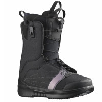 Ботинки для сноуборда Salomon Pearl Black/Black/Royal Lilac (2022)
