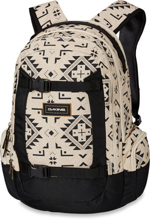 Рюкзак женский Dakine Women&#039;s Mission 25L Silverton (бежевый с черным орнаментом) 