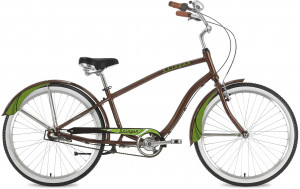 Велосипед Stinger Cruiser 3SP 26&quot; коричневый (2021) 