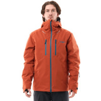 Куртка горнолыжная утепленная Dragonfly Gravity Man brown/blue