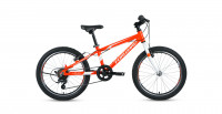 Велосипед Forward Rise 20 2.0 оранжевый/белый (2020)