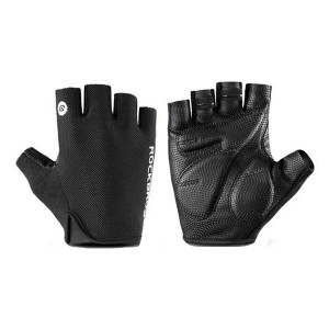 Велоперчатки ROCKBROS S106 RB_S106BK-L, короткие пальцы, черные 