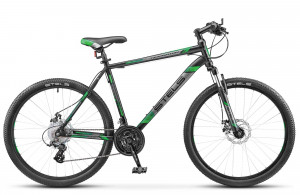 Велосипед Stels Navigator-500 MD 26&quot; V020 черный/зеленый (2018) 