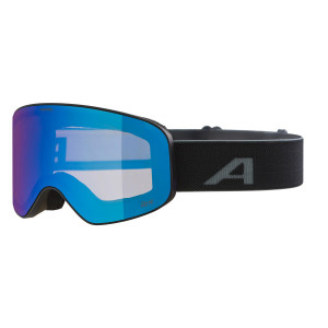 Маска Alpina Fernie Q-Lite black matt/Q-Lite blue S2 размер S 