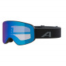 Маска Alpina Fernie Q-Lite black matt/Q-Lite blue S2 размер S - Маска Alpina Fernie Q-Lite black matt/Q-Lite blue S2 размер S