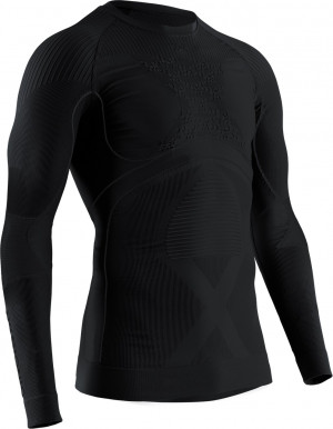 Термофутболка X-Bionic Energy Accumulator 4.0 Shirt Round Long LG SL Black/Black Men 