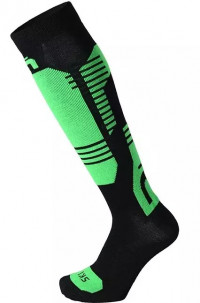 Носки горнолыжные Mico Superthermo Merino CA02601 155/nero verde fluo