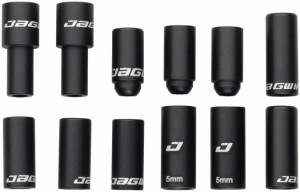 Заглушки в комплекте JAGWIRE CHA155 для ROAD ELITE LINK BRAKE (12шт.), блистер, черный 