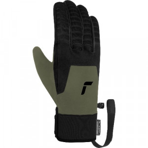 Перчатки горнолыжные Reusch Raptor R-Tex Xt Touch-Tec Burnt Olive/Black 