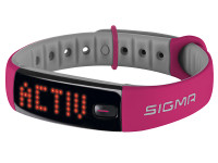 Шагомер Sigma Activo розовый