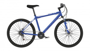 Велосипед Stark Respect 27.1 D Microshift синий/белый Рама: 16&quot; (2022) 