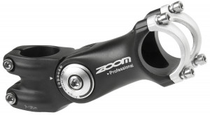 Вынос внешний Zoom TDS-D299N-8FOV(ISO-C) 5-404162 регулируемый 0-60` 1 1/8&quot; 125/90 мм для руля 31,8 мм, кованый алюминий, черный 