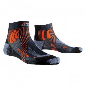 Носки для бега X-Socks Marathon Retina 4.0 Men Stone Grey Melange/X-Orange 