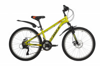 Велосипед Foxx Atlantic D 24" зеленый, рама 14" (2022)