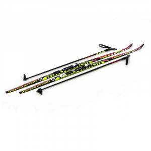 Комплект беговых лыж STC NNN (Rottefella) - 175 Wax Innovation black/red/green 
