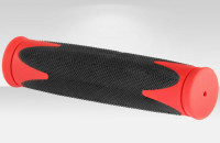 Грипсы XH-G37B, 110 mm black-red 