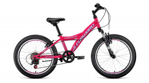 Велосипед Forward Dakota 20 2.0 розовый/белый рама: 10.5&quot; (2022) 
