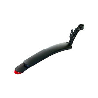 Крыло Multibrand 6-614098 заднее, выдвижное, 24-26", на подседельный штырь для 2-х подвесов, пластик, черный