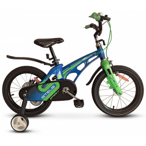 Велосипед Stels Galaxy 18&quot; V010 синий/зеленый (2021) 