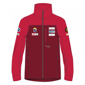 Куртка Vist Extreme Vision Softshell Jacket Gender Neutral RUS SKI TEAM tr.red-dahlia IWIXIW (2024) 