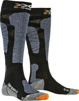 Носки X-Socks Ski Carve Silver 4.0 black/blue melange 