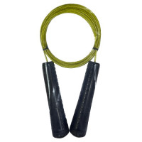 Скакалка спортивная с металлическим тросом TSP Jump Rope Yellow