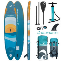 SUP-доска надувная с веслом продвинутая Spinera Supventure 12'0" Sunrise DLT S23