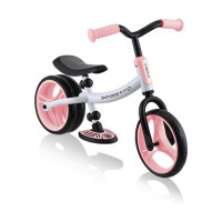 Беговел Globber Go Bike Duo бело-розовый