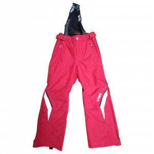 Штаны-самобросы Vist Florian JR. S303JDA Ins. Ski Pants Full Zip ruby-white-black AM0099 