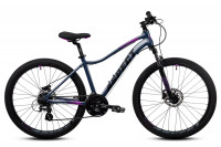 Велосипед Aspect Oasis HD 26" черно-фиолетовый 14.5" (2022)
