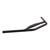 Руль M-WAVE 5-401282 турист. алюм. изогн. с доп. трубой для крепления фар и тп. 22,2/31,8x660 мм,45' черный Double Bar City