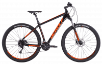 Велосипед Dewolf Grow 30 29" черный/черный/неоновый оранжевый рама: 20" (2021)