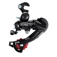 Переключатель задний Shimano RD-TZ500, TZ, GS 6-ск., крепление на ось