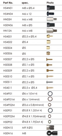 Прокладка O-ring Ø4.8XØ1.9(DOT4) для HAYES