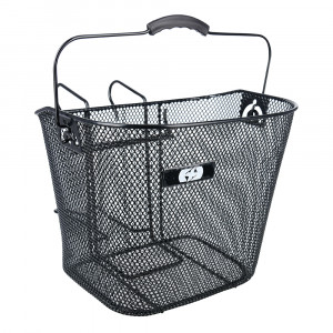 Корзина проволочная Oxford Black Mesh Basket with hanger черная 