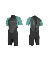 Гидрокостюм детский короткий O'Neill YOUTH REACTOR-2 2MM BACK ZIP S/S SPRING teal 5045 Z94 (2020)