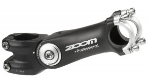 Вынос внешний Zoom TDS-D299N-8(ISO-C) 5-404164 регулируемый 0-60` 1 1/8&quot; 125/90 мм для руля 25,4 мм, кованый алюминий, черный 