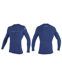 Гидромайка мужская длинный рукав O'Neill BASIC SKINS L/S RASH GUARD blue (2020)