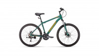 Велосипед Forward HARDI 26 2.0 disc зеленый\оранжевый Рама: 17" (2021)