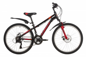 Велосипед Foxx Atlantic D 24&quot; черный, рама 12&quot; (2022) 