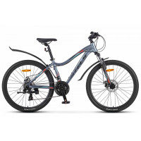 Велосипед Stels Miss 610 MD 26" Z010 серо-синий рама: 17" (2026)
