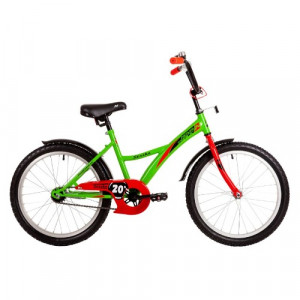 Велосипед Novatrack Strike 20&quot; (без доп. колес) зеленый (2022) 